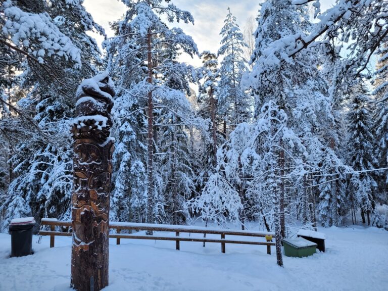 Så här ser det ut hos oss. Perfekt för bastubad!